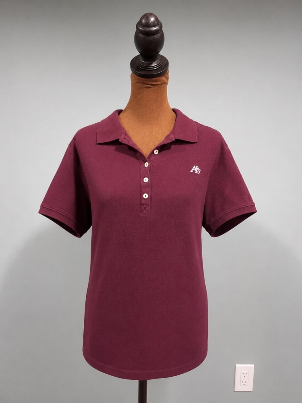 Women's Maroon Aéropostale Polo Shirt